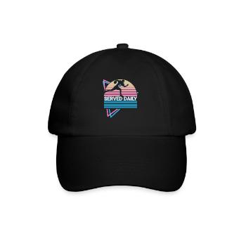 Football Lineman Retro - Casquette classique - noir/noir - Devant