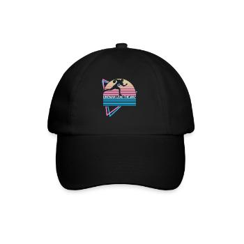 Football Lineman Retro - Casquette classique - noir/noir - Devant