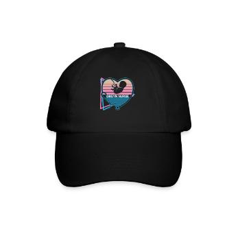 Obgyn Retro - Baseballkappe - Schwarz/Schwarz - Vorne