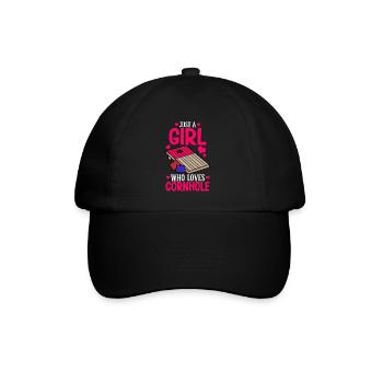 Corn Hole - Baseball Cap - black/black - Front
