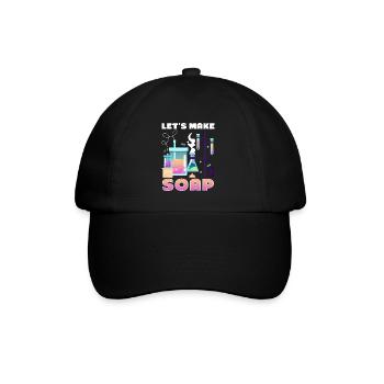 Fabrication de savon, savonnier, savonologue - Casquette classique - noir/noir - Devant