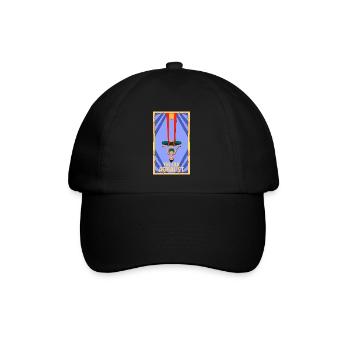 Air silk - Baseball Cap - black/black - Front
