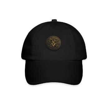Medusa Head Statue Ancient Greek Coin Myhtology - Baseball Cap - black/black - Front