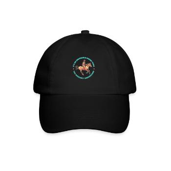 Horse Equestrian Cool Endurance Riding - Baseball Cap - black/black - Front