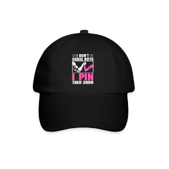 Arm wrestling arm wrestler - Baseball Cap - black/black - Front