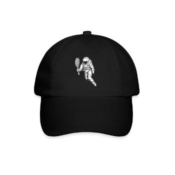 Badminton Federball - Baseballkappe - Schwarz/Schwarz - Vorne