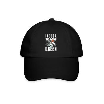 Indoor Skydiving Cool Indoor Fallschirmspringen - Baseball Cap - black/black - Front