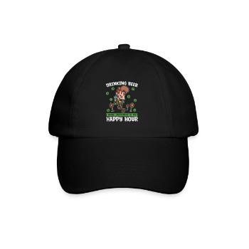 Hobby Gardener Garden Happy Garden Bière - Casquette classique - noir/noir - Devant