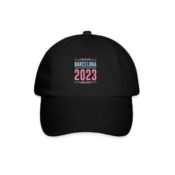 Barcelona 2023 - Baseballkappe - Schwarz/Schwarz - Vorne