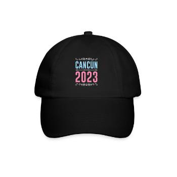 Cancun 2023 - Baseballkappe - Schwarz/Schwarz - Vorne