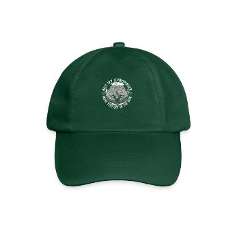 Physics Phyker Cat Quantum Physics - Baseball Cap - bottle green - Front