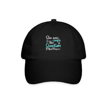 Physics Phyker Lustig Quantum Physics - Baseball Cap - black/black - Front