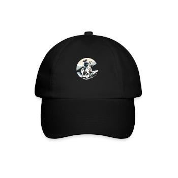 Horse Equestrian Endurance Riding - Baseball Cap - black/black - Front