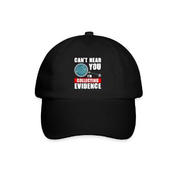 Drôle de scientifique médico-légal - Casquette classique - noir/noir - Devant
