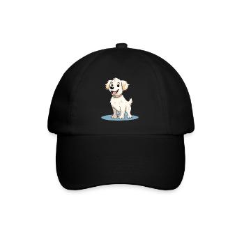 Conception de chien mignon pour les propriétaires de chiens - Casquette classique - noir/noir - Devant
