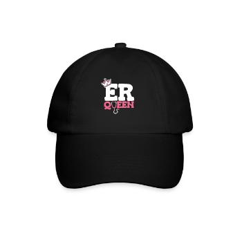 Reine infirmière - Casquette classique - noir/noir - Devant