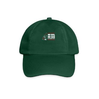 Oilfield Oil Rig Fracking - Baseball Cap - bottle green - Front