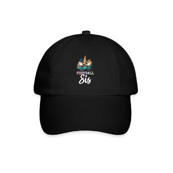 Soccer Girl Soccer Player - Baseball Cap - black/black - Front