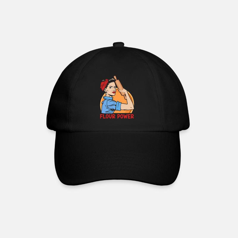 Funny Pancake Maker - Baseball Cap - black/black