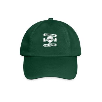 Donut Fitness Funny Donut Gym - Baseball Cap - bottle green - Front