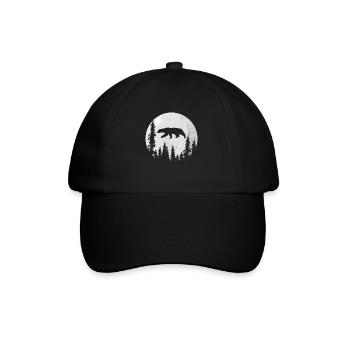 Lune de Ratel de blaireau de miel - Casquette classique - noir/noir - Devant