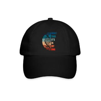 Muay Thai c’est dans mon ADN - Casquette classique - noir/noir - Devant