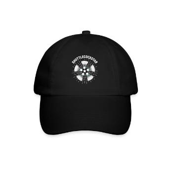 Drôle de joueur de badminton - Casquette classique - noir/noir - Devant