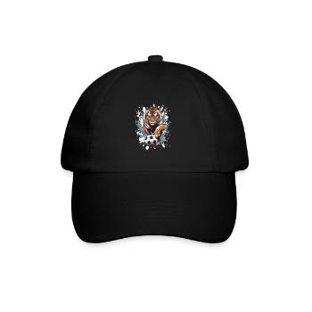 Équipe sportive de football Tiger - Casquette classique - noir/noir - Devant