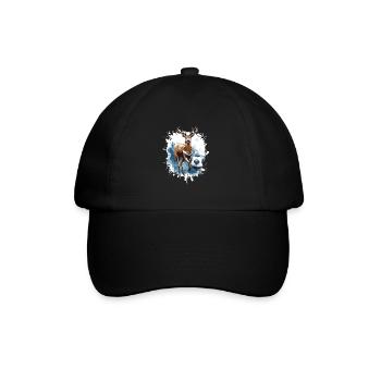 Équipe sportive de football Hirsch - Casquette classique - noir/noir - Devant