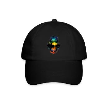 Axolotl - Baseballkappe - Schwarz/Schwarz - Vorne