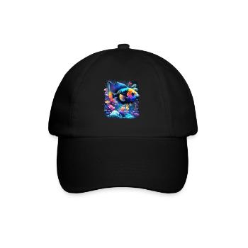 Angelfish - Baseball Cap - black/black - Front