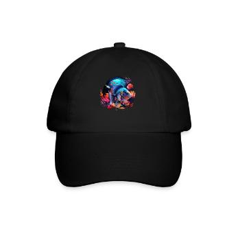 Angelfish - Baseball Cap - black/black - Front