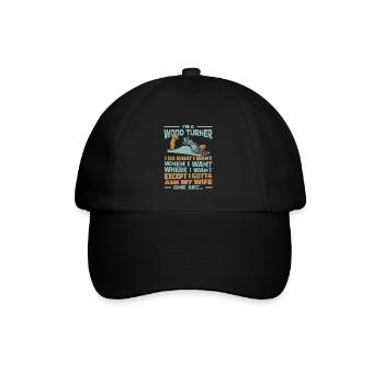 Tourneurs sur bois Tourneurs sur bois - Casquette classique - noir/noir - Devant