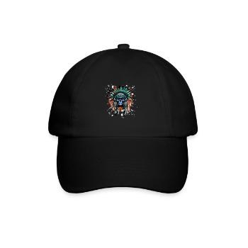 Apache Crâne Indien Coloré - Casquette classique - noir/noir - Devant