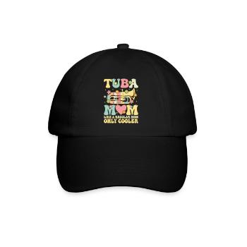 Joueurs de tuba groovy - Casquette classique - noir/noir - Devant