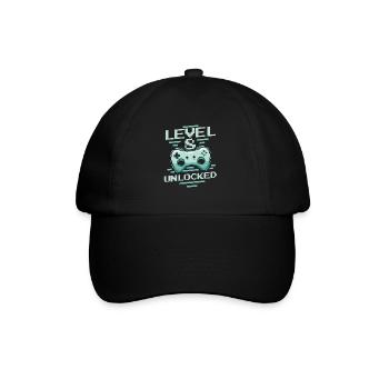 Gamer Gaming Level 8 Unlocked - Baseball Cap - black/black - Front