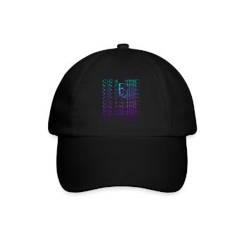 Cnc-Bearbeiter Maschinenbediener Retro - Baseballkappe - Schwarz/Schwarz - Vorne