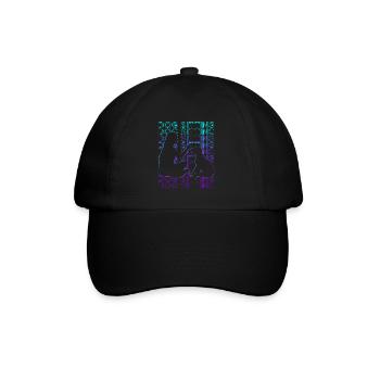 Dog Sitting Dog Walker Dog Sitter Retro - Baseball Cap - black/black - Front