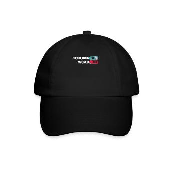Ente Jagd Entenjagd Duck Hunting On World Off - Baseball Cap - black/black - Front