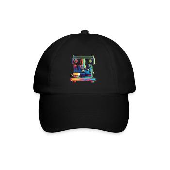 Barista Coffee Maker Pop Art - Baseball Cap - black/black - Front