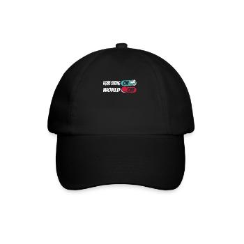 Figure skating figure skater - Baseball Cap - black/black - Front