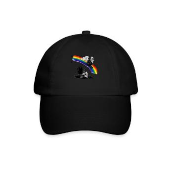 Fille papa Ange en deuil - Casquette classique - noir/noir - Devant