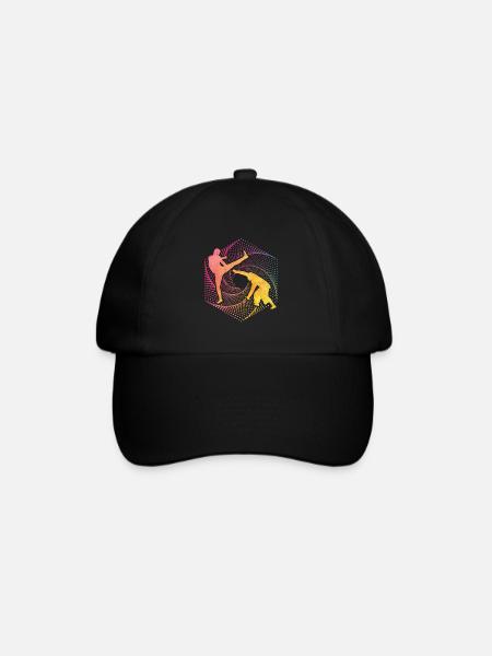 Capoeira - Baseballkappe - Schwarz/Schwarz