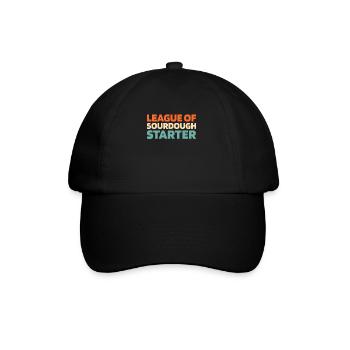 Pain au levain - Casquette classique - noir/noir - Devant