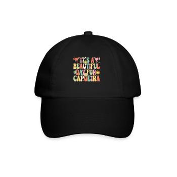 It's a beautiful day for Capoeira - Baseball Cap - black/black - Front