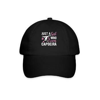 Just a Girl who loves Capoeira - Baseball Cap - black/black - Front
