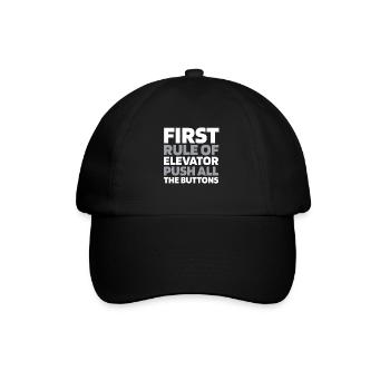Elevator Elevator - Baseball Cap - black/black - Front