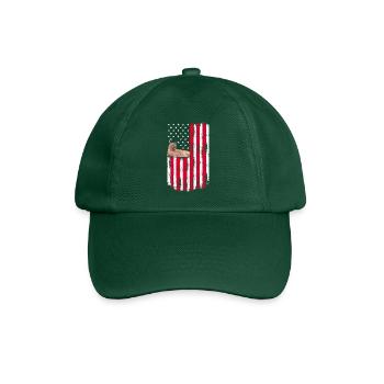 Big Floppa Karakal Cat Meme - Casquette classique - vert bouteille - Devant