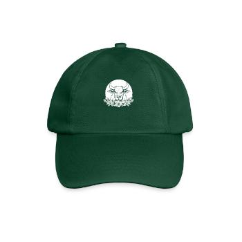 Cow Farmer Livestock Wild Flowers Floral Moon - Baseball Cap - bottle green - Front