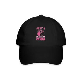 Bowling Bowlen Bowler Mutter Just A Bowling Mom - Baseball Cap - black/black - Front